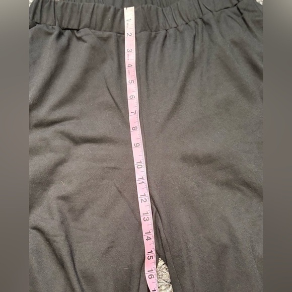 Area Stars Ultra Wide Leg Pant in Black Elastic Waist M NWT - Picture 8 of 10